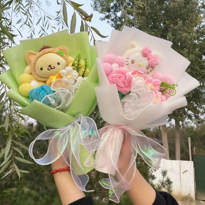 Bouquet de fleurs pour chat SK391