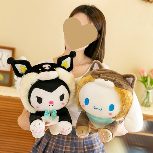 Cute Kuro with Fluffy Animal Plush