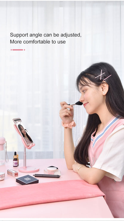 Stand Phone Telescopic Pink Bunny
