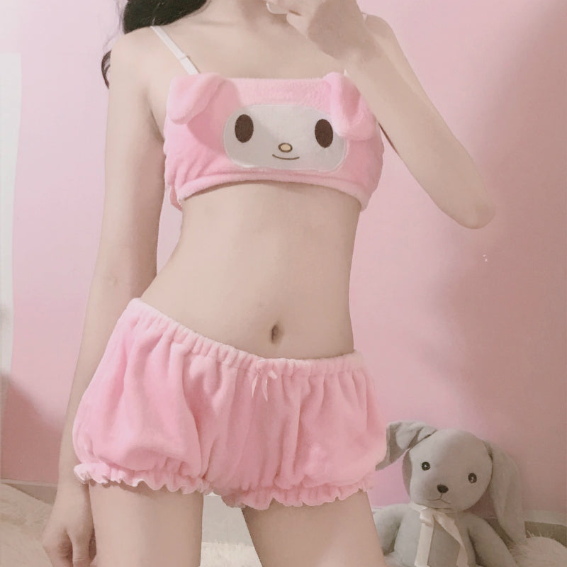 Kawaii Set Fuzzy Lingerie