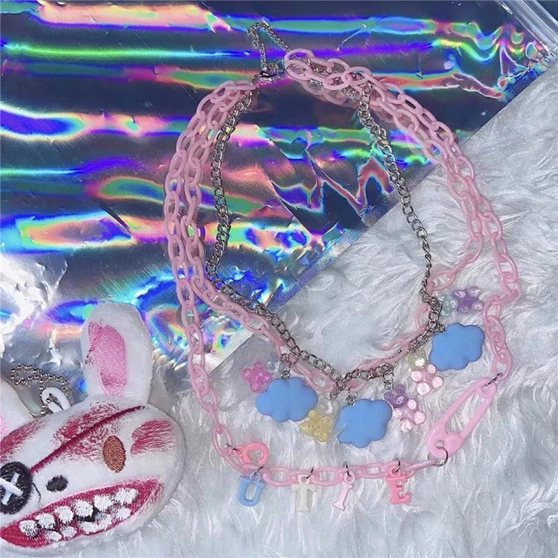 Moon Decora Candy Necklace