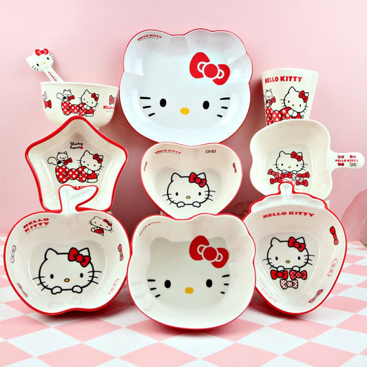 Ensemble de vaisselle Kawaii Kitty