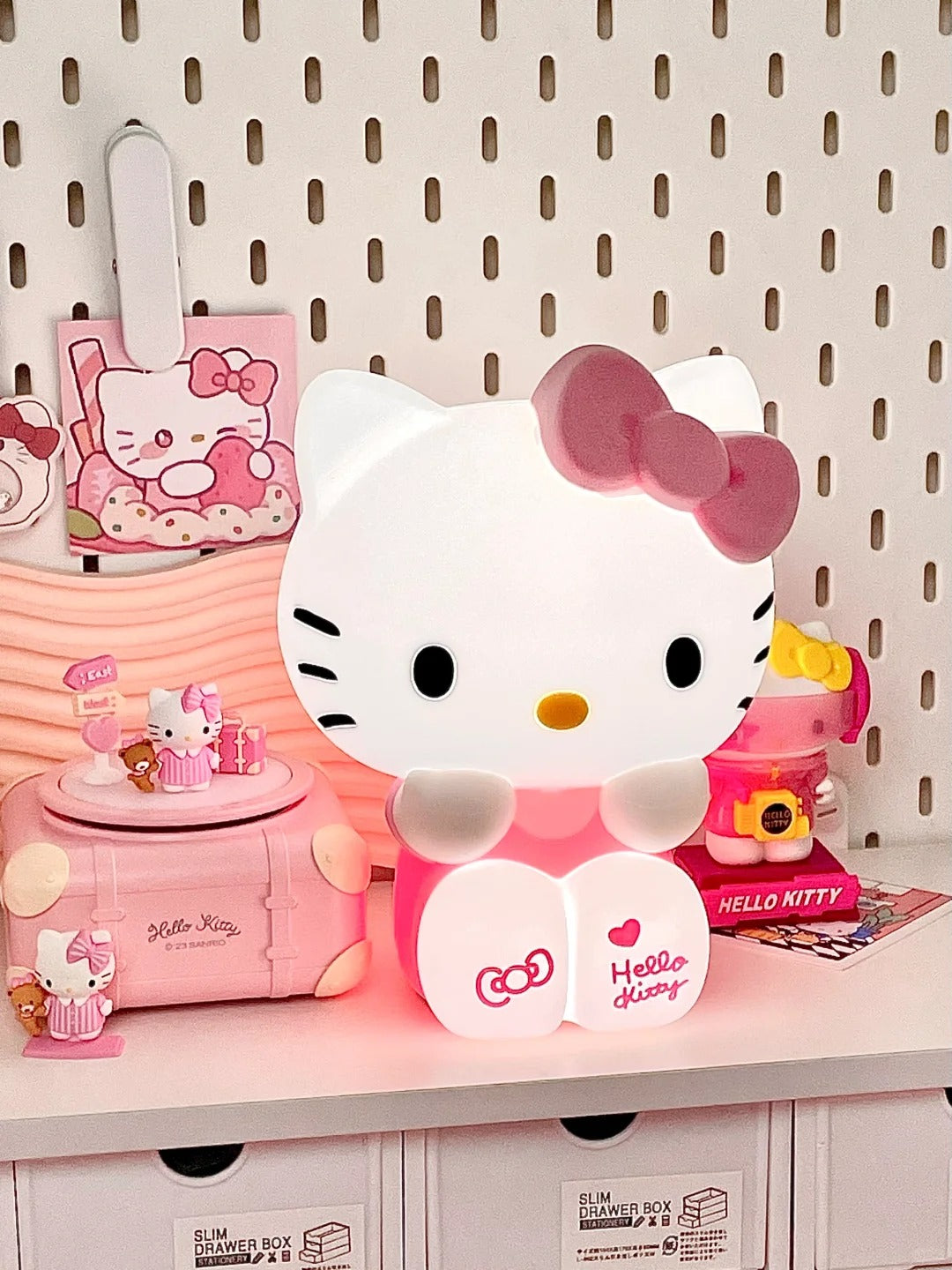 Lampe tactile en silicone Kawaii Kitty