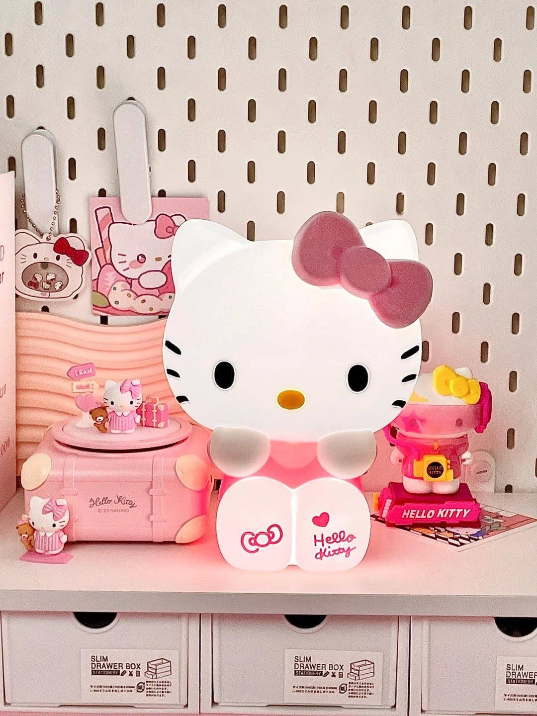 Lampe tactile en silicone Kawaii Kitty