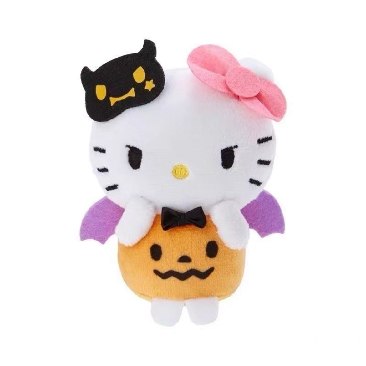 Porte-clés en peluche citrouille d'Halloween SK415