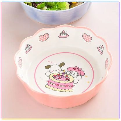 Bol à salade en céramique Kawaii Cinna Melo KI675