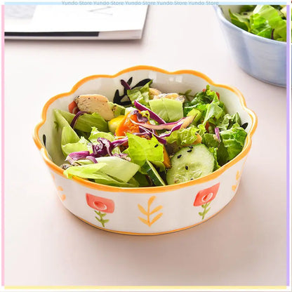 Bol à salade en céramique Kawaii Cinna Melo KI675