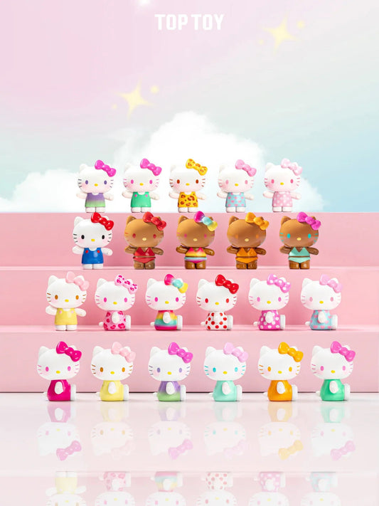 Kitty Summer Rainbow Candy Mini Figures blind bag (3 pcs in a bag)