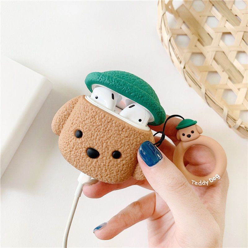 Teddy Dog AirPods Earphone Case Skin