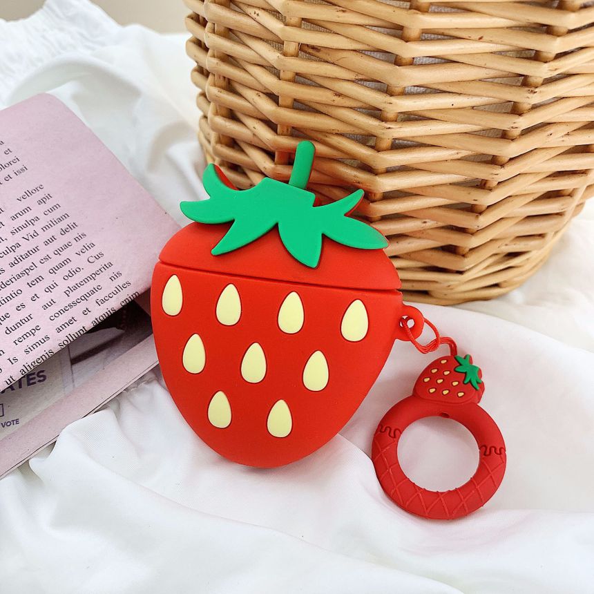 Cute Fruits Print AirPods Earphone Case Skin