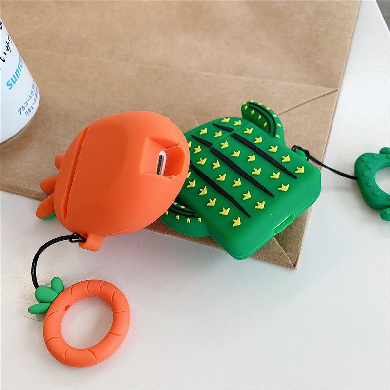 Cactus / Carrot AirPods Earphone Case Skin
