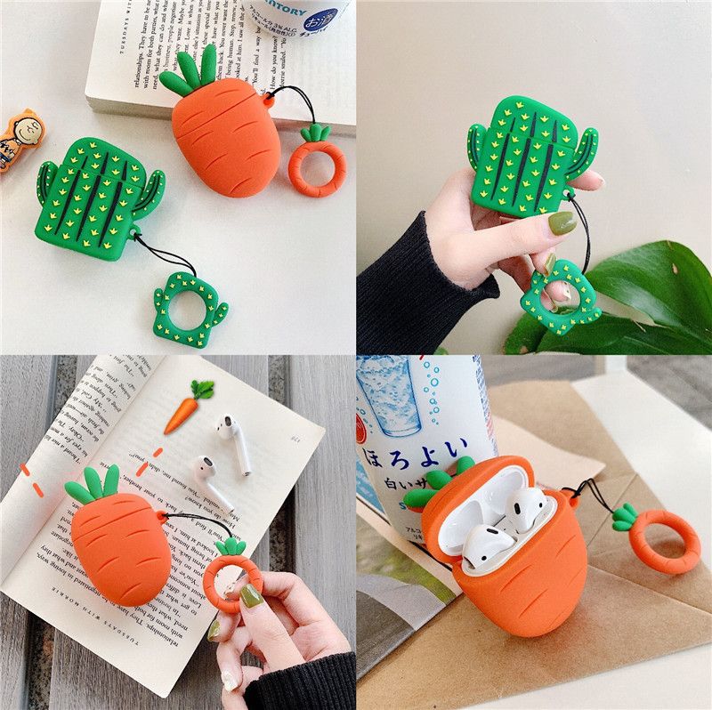 Cactus / Carrot AirPods Earphone Case Skin