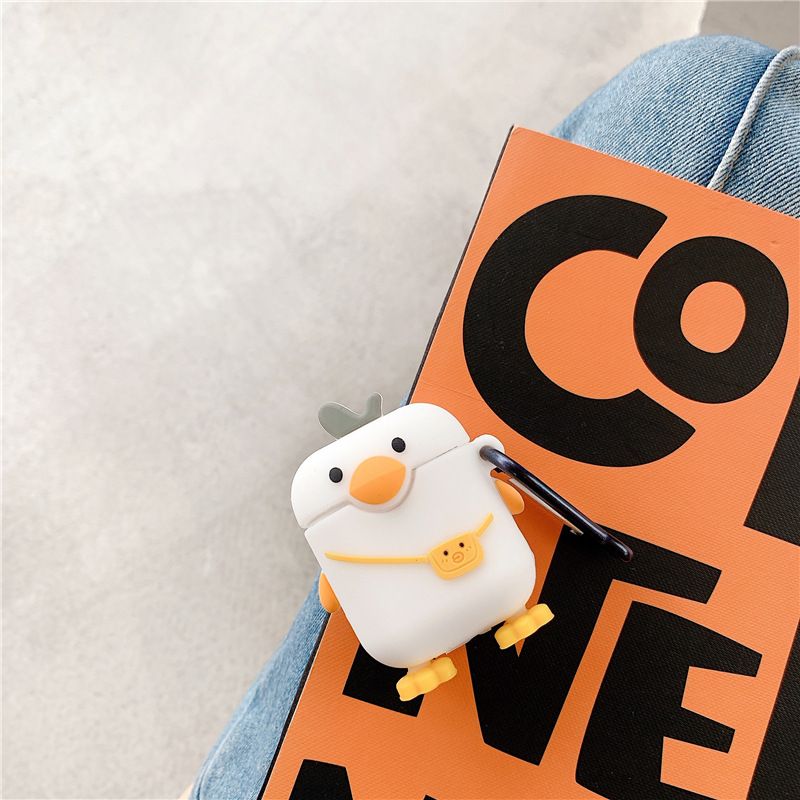 Duck Silicone AirPods Earphone Case Skin