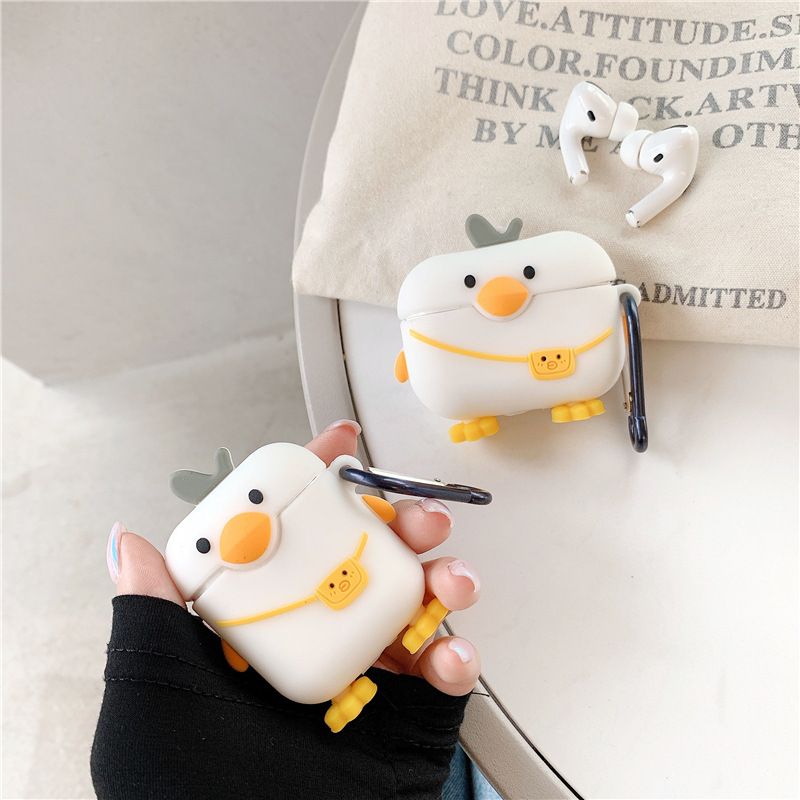 Duck Silicone AirPods Earphone Case Skin
