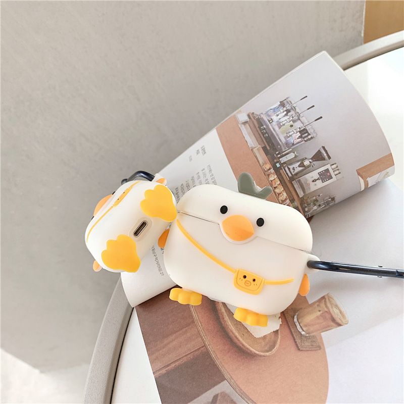 Duck Silicone AirPods Earphone Case Skin