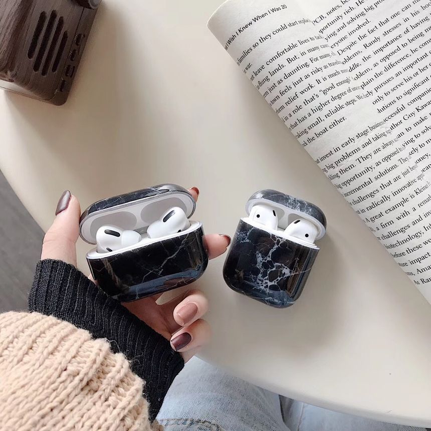 Marble Print AirPods Earphone Case Skin