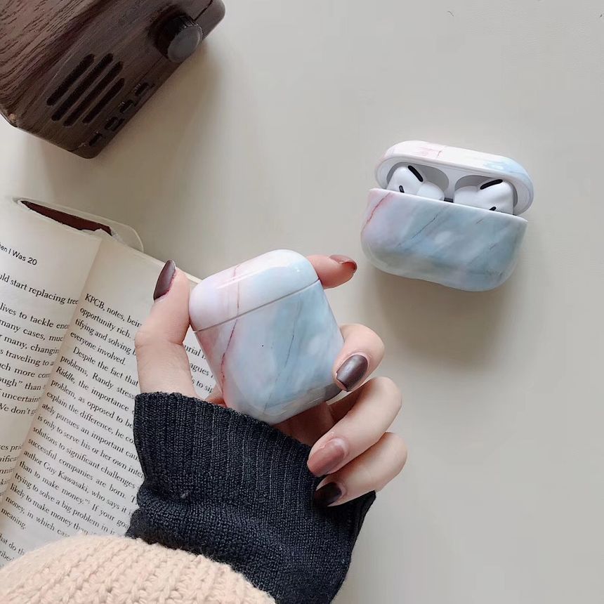 Marble Print AirPods Earphone Case Skin