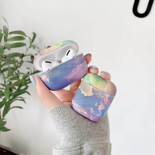 Cloud Print AirPods Earphone Case Skin