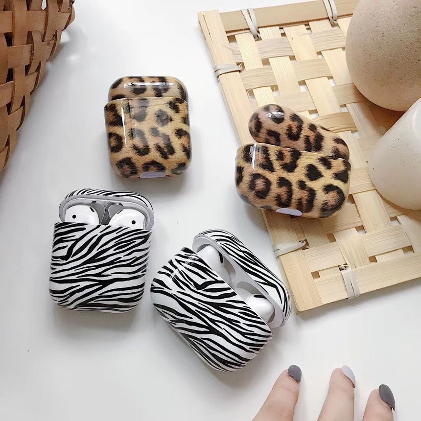 Zebra / Leopard Print AirPods Earphone Case Skin