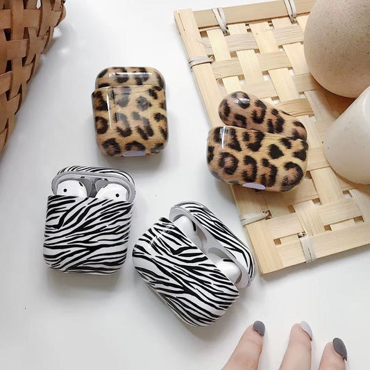 Zebra / Leopard Print AirPods Earphone Case Skin