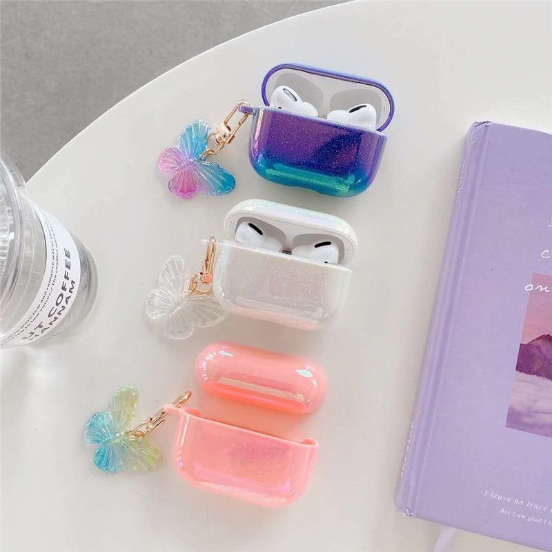 Butterfly Holographic AirPods Earphone Case Skin