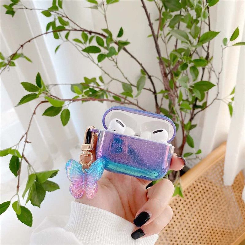Butterfly Holographic AirPods Earphone Case Skin
