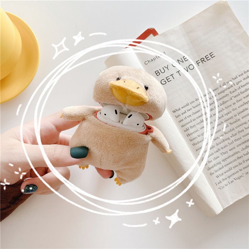 Fluffy Duck AirPods Earphone Case Skin