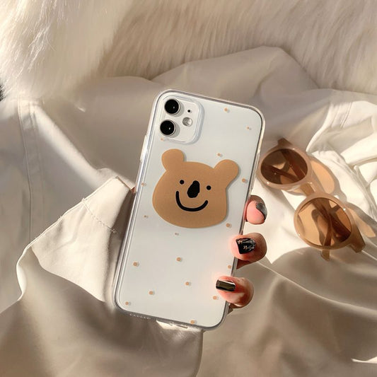 Bear Print Phone Case