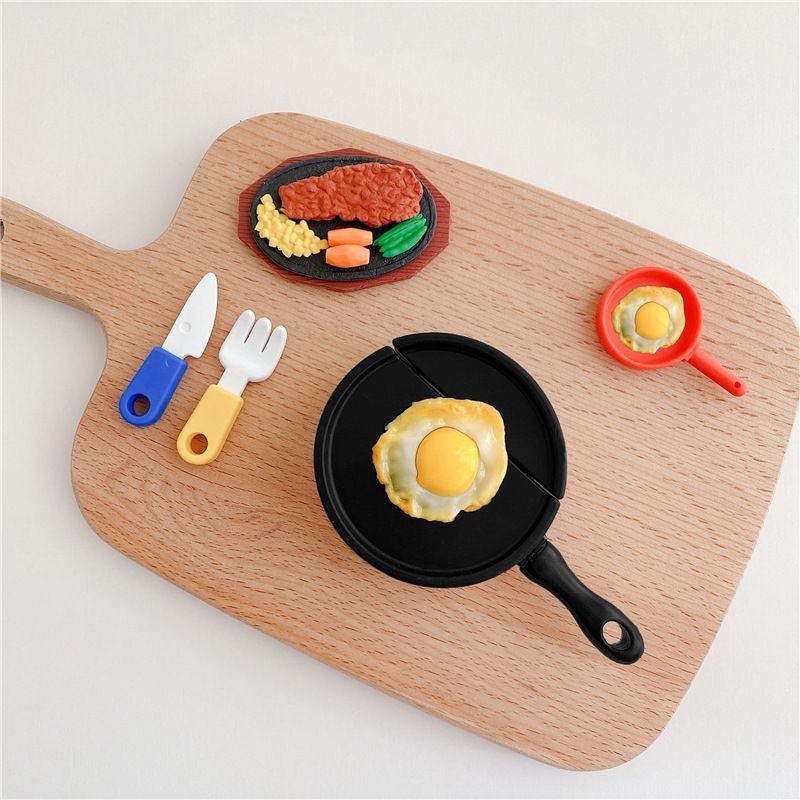 Fried Egg & Pan AirPods Earphone Case Skin