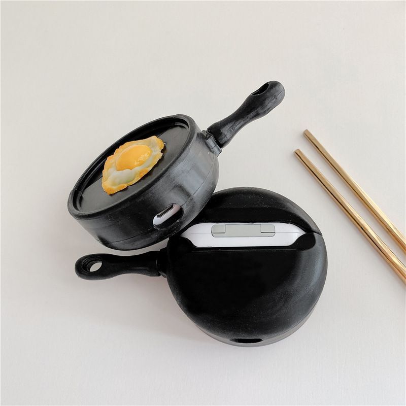 Fried Egg & Pan AirPods Earphone Case Skin