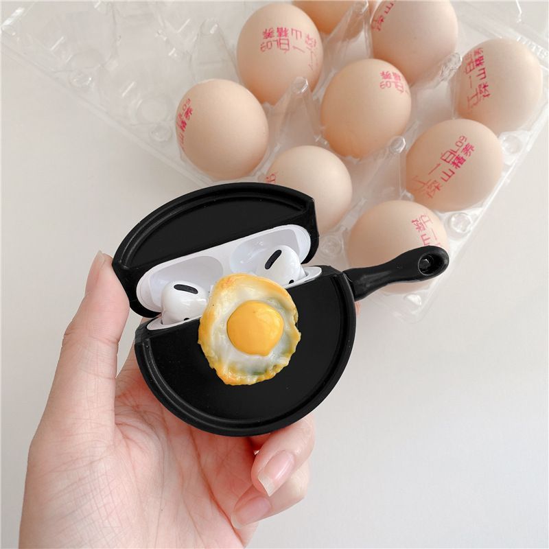 Fried Egg & Pan AirPods Earphone Case Skin