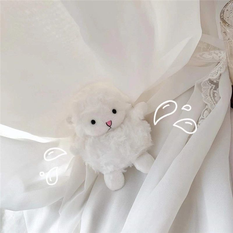 Sheep Chenille AirPods Earphone Case Skin