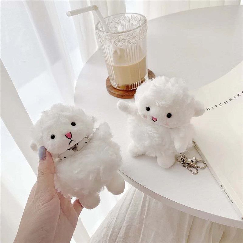 Sheep Chenille AirPods Earphone Case Skin