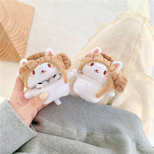 Cat Chenille AirPods Earphone Case Skin