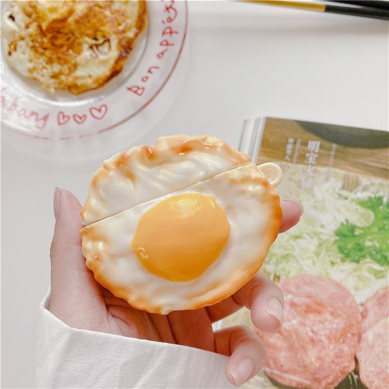 Fried Egg AirPods Earphone Case Skin