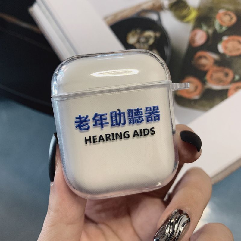 Chinese Characters Transparent AirPods / Pro Earphone Case Cover