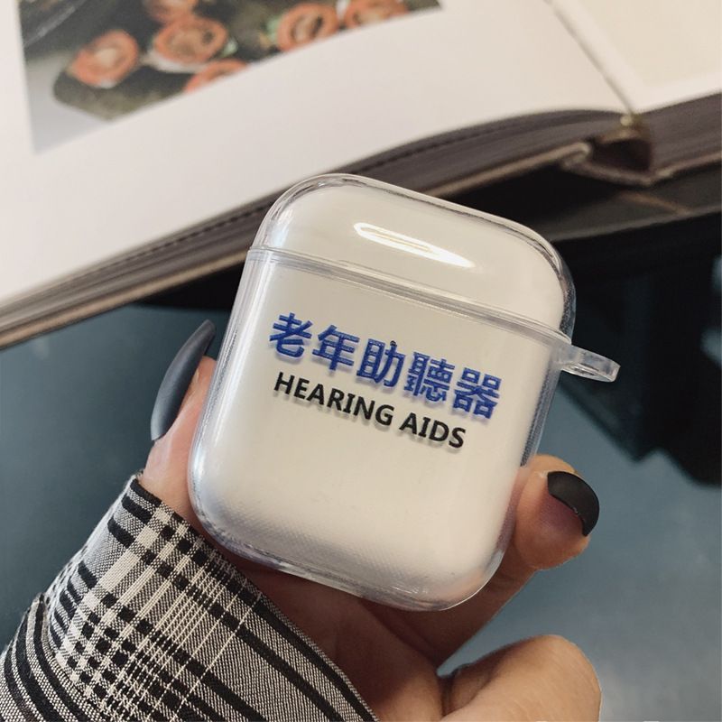 Chinese Characters Transparent AirPods / Pro Earphone Case Cover