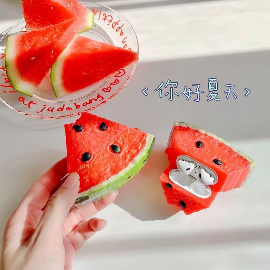 Watermelon Silicone AirPods Earphone Case Skin