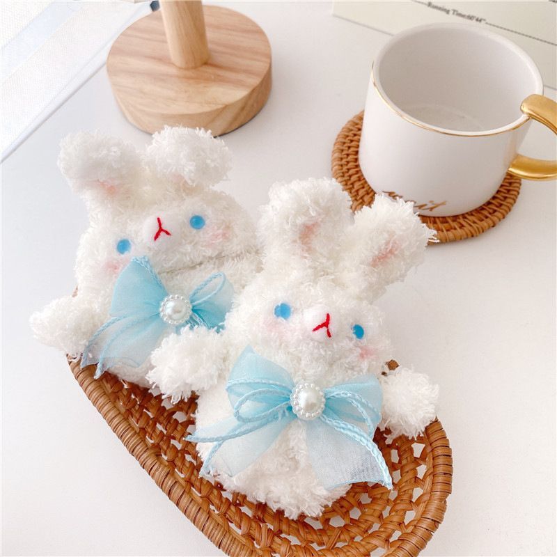 Chenille Bow Rabbit  AirPods Earphone Case Skin