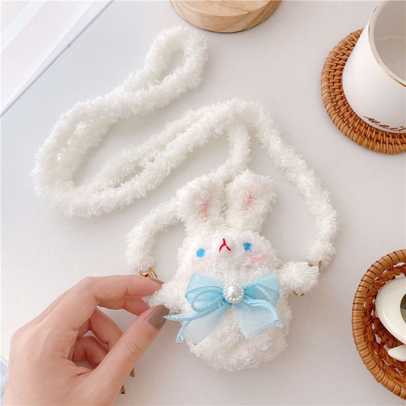 Chenille Bow Rabbit  AirPods Earphone Case Skin