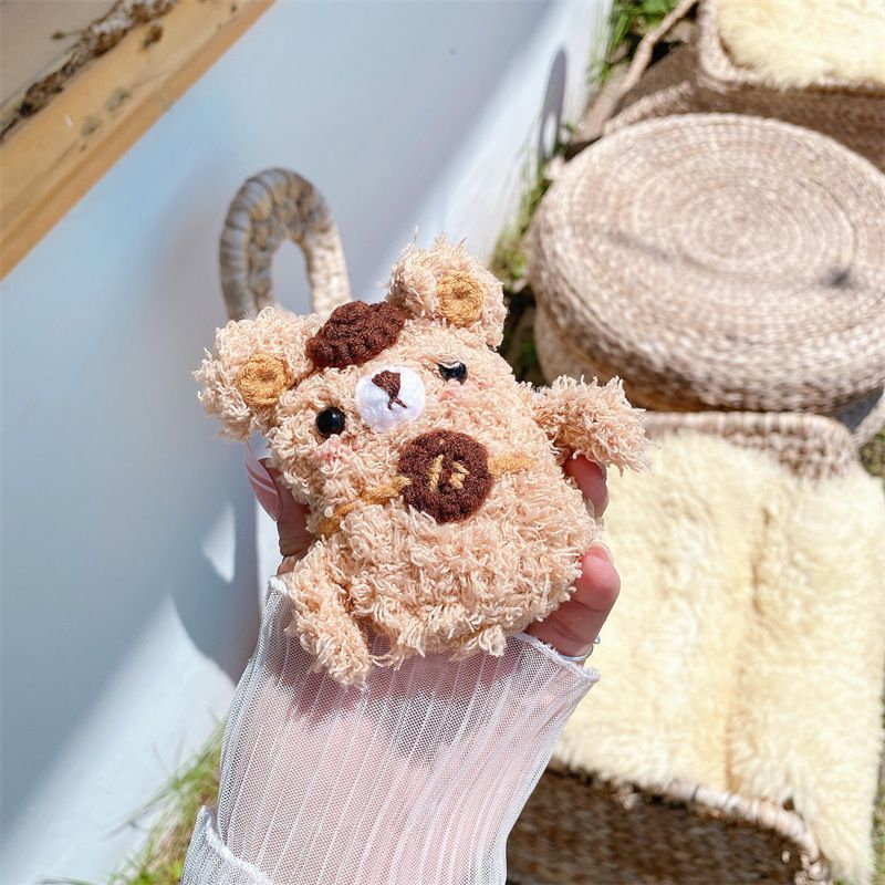 Furry Bear AirPods Earphone Case Skin