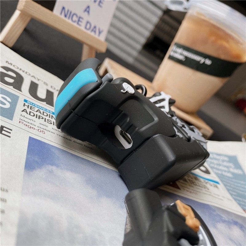 Motorcycle Silicone AirPods Earphone Case Skin