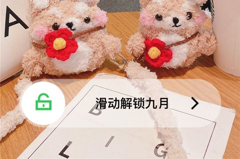 Chenille Corgi Airpods Earphone Case Skin