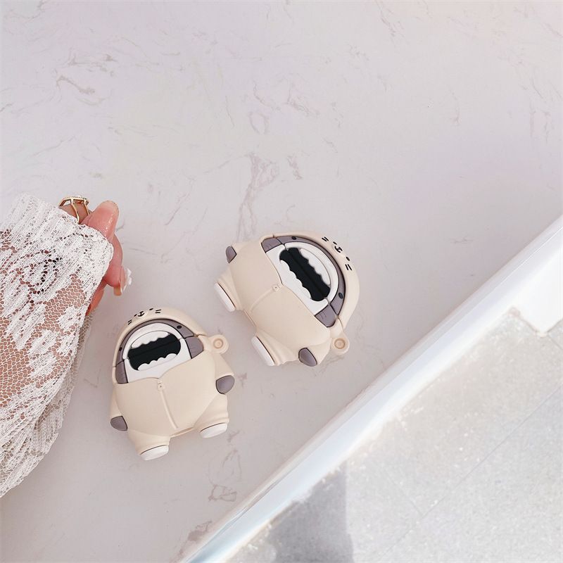 Shark Silicone AirPods Earphone Case Skin