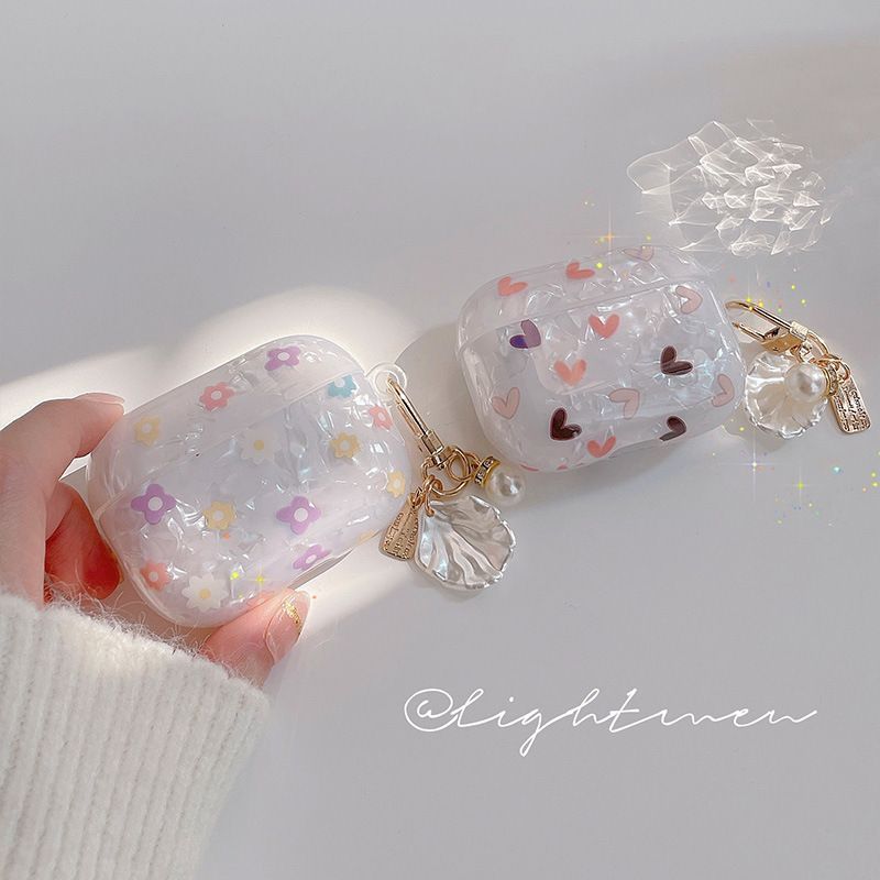 Flower Shell  Airpods Earphone Case Skin
