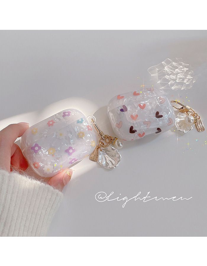 Flower Shell  Airpods Earphone Case Skin