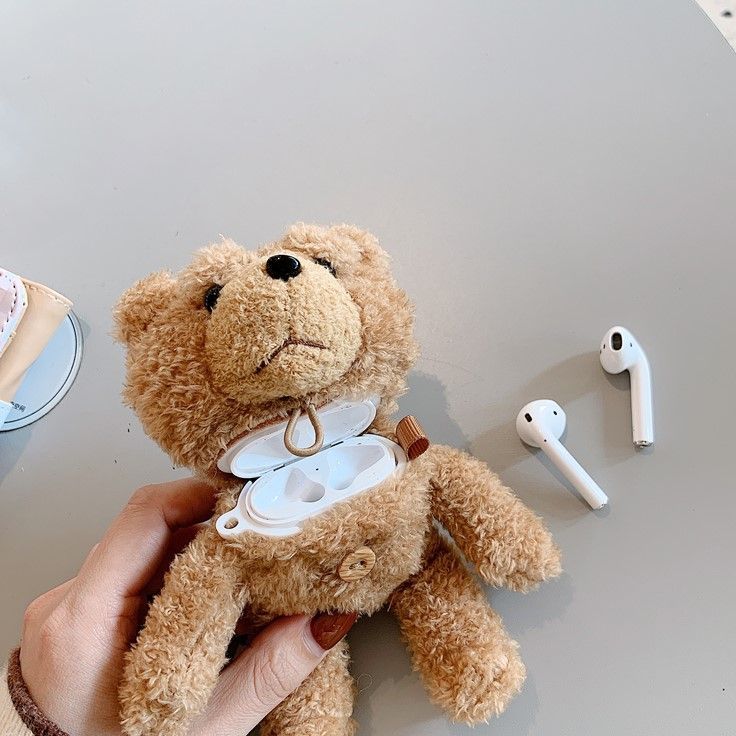 Bear Chenille AirPods / Pro Earphone Case Skin