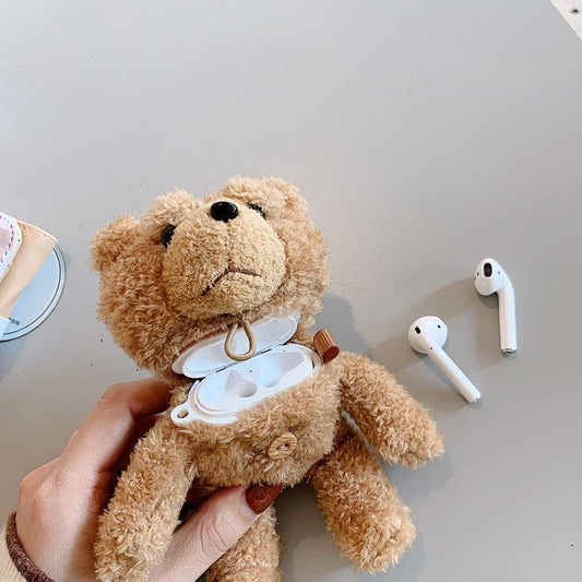 Bear Chenille AirPods / Pro Earphone Case Skin
