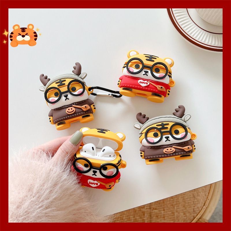 Backpack Tiger AirPods Earphone Case Skin