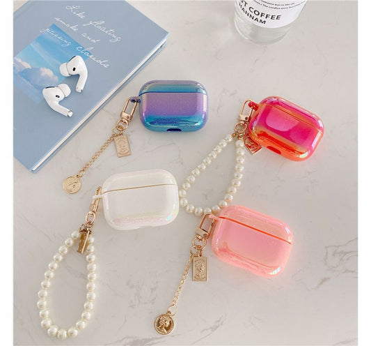 Faux Pearl Chain AirPods / Pro Earphone Case Skin